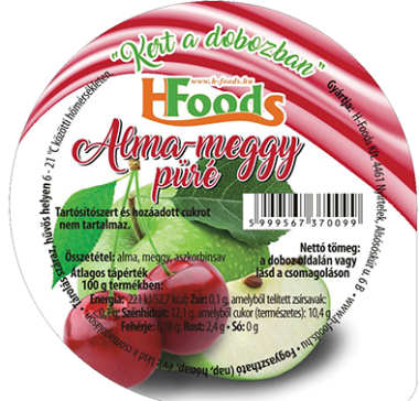 H-FOODS Alma-meggy püré 100g
