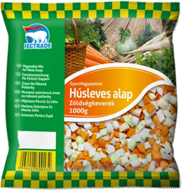 Fagyasztott húsleves zöldség 1000 g Jégtrade