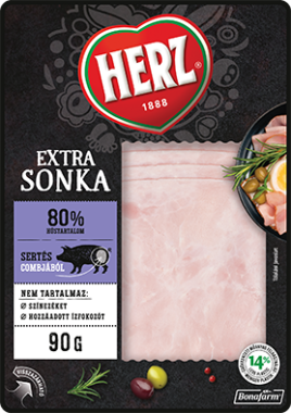 Herz Extra sonka szeletelt vg 90 g