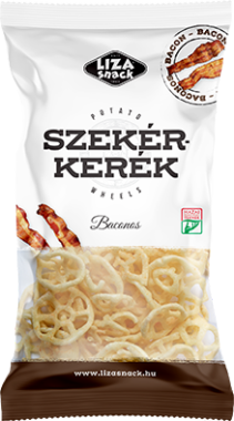 Liza snack Burgonyaszirom szekérkerék baconos 40 g