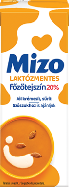 Sole-Mizo laktózmentes főzőtejszín 20 % UHT 200 ml