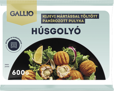 Gallicoop Gallio panírozott húsgolyó kijevi 600 g