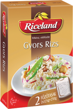Gyors rizs hosszúszemű főzőtasakos 2x125 g