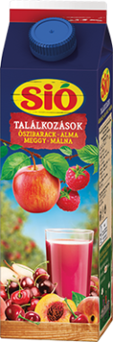 Sió Találkozások őszi-alma-meggy-málna rostos 12% 1L