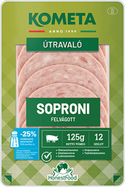 Kometa Útravaló Soproni felvágott szeletelt vg 125 g