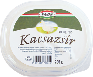 Prímfett kacsazsír 200 g