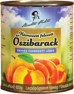 MP Őszibarack konzerv 850 ml