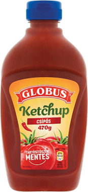 Globus Csípős Ketchup Flakonos 470 g