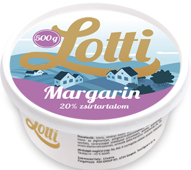 Lotti 20 % margarin csészés 500 g