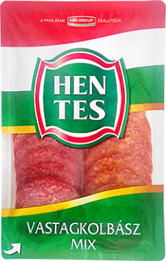 Hentes vastagkolbász mix szeletelt 75 g