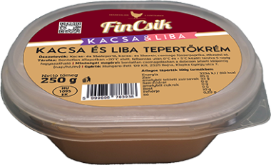 Fincsik kacsa és liba tepertőkrém 250 g