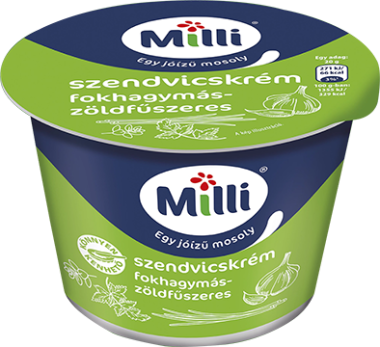 Friesland Milli szendvicskrém fokhagymás-zöldfűszeres 200 g