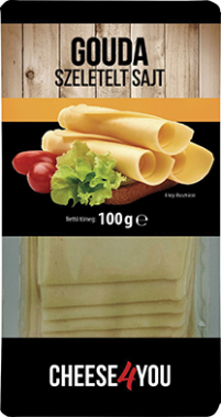 Cheese4You gouda sajt szeletelt 100 g