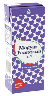 Alföldi Tej Magyar főzőtejszín laktózmentes 21 % 180 ml