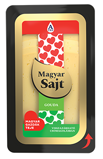 Alföldi Tej Magyar szeletelt gouda sajt 125 g