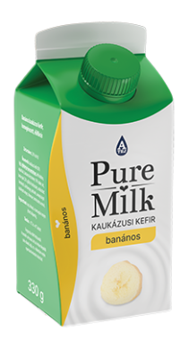 Alföldi Tej Pure milk kaukázusi kefir banán 330 g