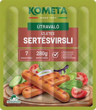 Kometa Útravaló sertésvirsli hámozott 280 g