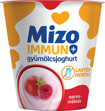 Sole-Mizo Immun+ joghurt laktózmentes eper-málna 125 g