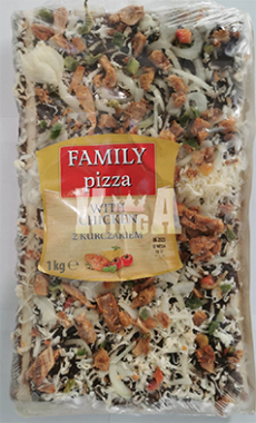 Kinga Pizza family csirkés 1000 g