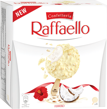 Ferrero Raffaello ice cream 4 db-os 188 g