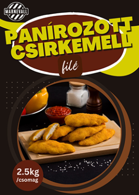 Panírozott csirkemell filé 2500 g