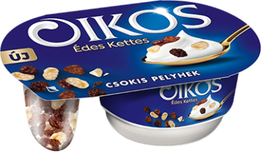 Danone Oikos édes kettes csokis pelyhek 102 g