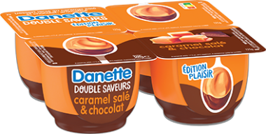 Danone Danette Krémpuding sós karamell-csoki 4x125 g