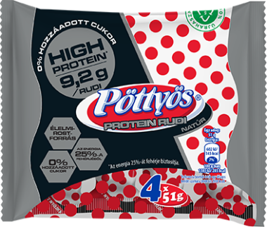 Friesland Túró rudi Pöttyös protein natúr 4*51 g