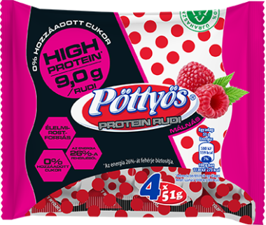 Friesland Túró rudi Pöttyös protein málnás 4*51 g