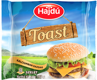 Kőröstej Hajdú lapka sajt toast 150 g