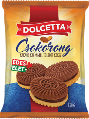 Dolcetta Csokorong kakaós krémmel töltött keksz 180 g