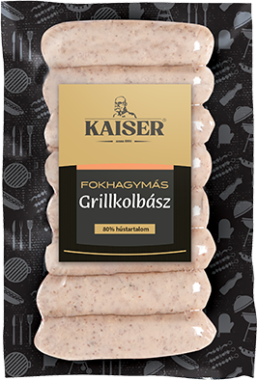 Mecom Kaiser grillkolbász fokhagymás 210 g
