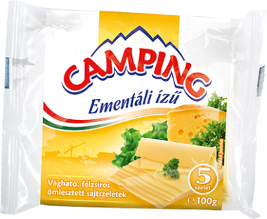 Kőröstej Camping lapka sajt ementáli 100 g