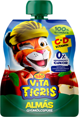 Sió Vitatigris gyümölcspüré alma 100 % 90 g