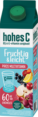 Hohes C Fruchtig & Leicht piros multivitamin 60 % 1L