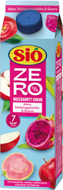Sió Zero alma-sárkánygyümölcs-guava 13 % 1L