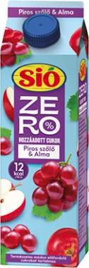 Sió Zero piros szőlő-alma 19 % 1L