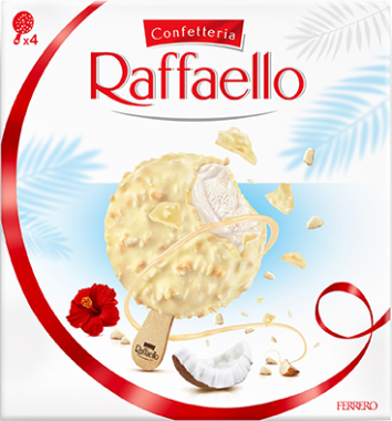 Ferrero Raffaello ice cream kókusz-mandula 4×70 ml