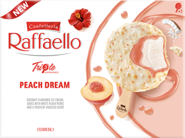 Ferrero Raffaello ice cream barack-hibiszkusz 3×60 ml