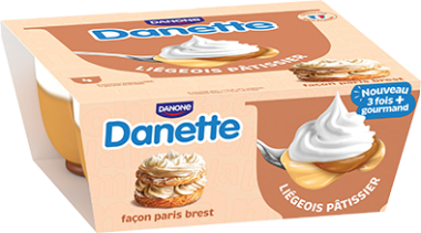 Danone Danette réteges puding paris brest 4x90 g