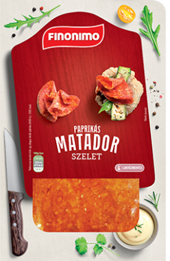 Mecom Finonimo matador szalámi paprikás szeletelt 55 g
