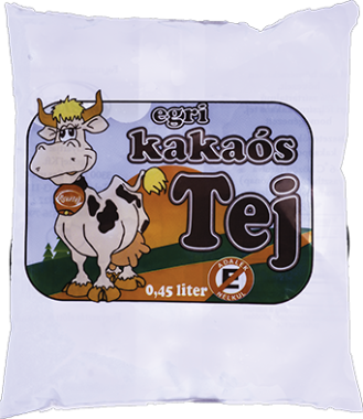 Egertej Egri kakaós tej zacskós 2 % 450 ml