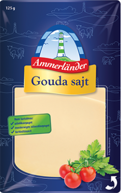 Ammerland szeletelt gouda 125 g