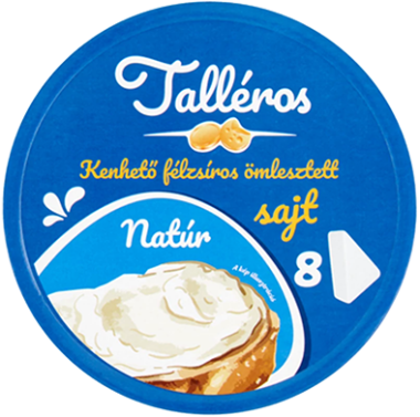 Kőröstej Talléros kördobozos natúr sajt 140 g