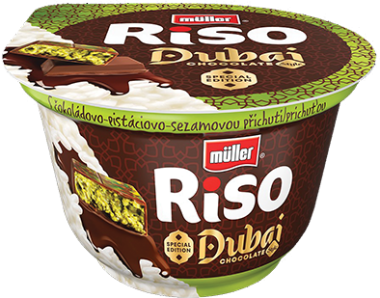 Foodnet Müller tejberizs dubai csoki  175 g