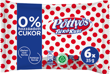 Friesland Túró rudi Pöttyös 0 % hozzáadott cukor 6×35 g