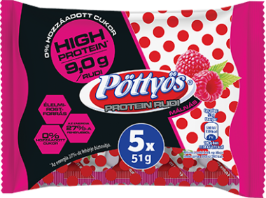 Friesland Túró rudi Pöttyös protein málnás 5×51 g