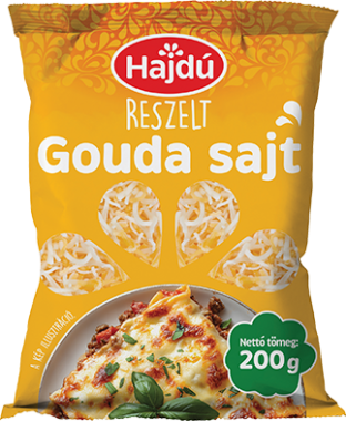 Kőröstej Hajdú reszelt sajt gouda 200 g