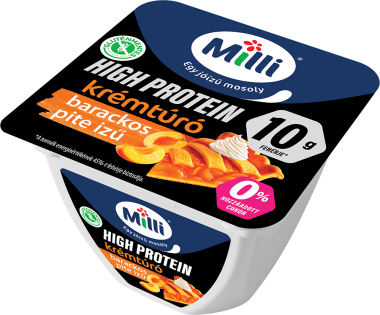 Friesland Milli Krémtúró proteines barackos pite ízű 150 g