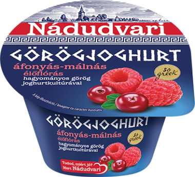 Nádudvari Görög joghurt áfonya-málna 180 g